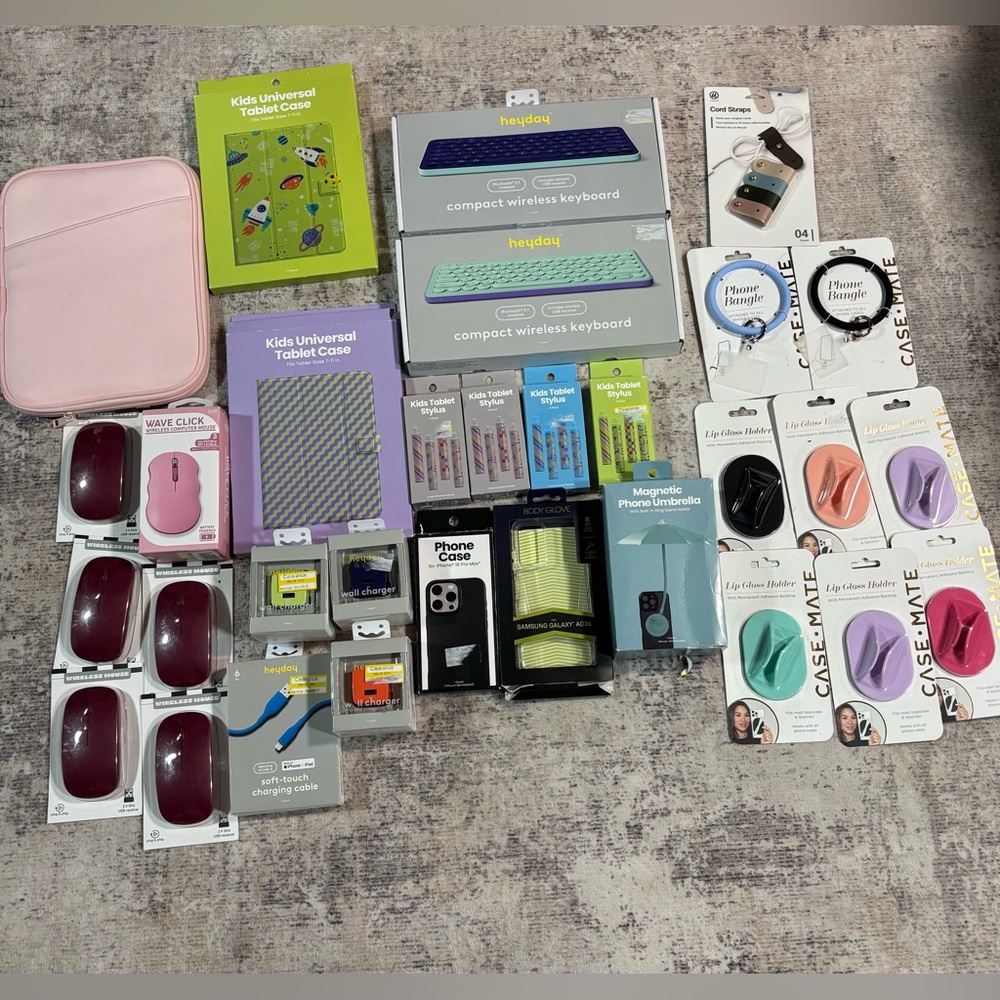 New cellphone & random accessories